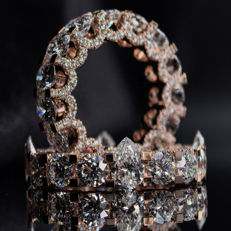 50-Point CVD Lab-Grown Diamond Eternity Band in 10K Rose Gold